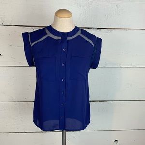 Attention top size XS blue
